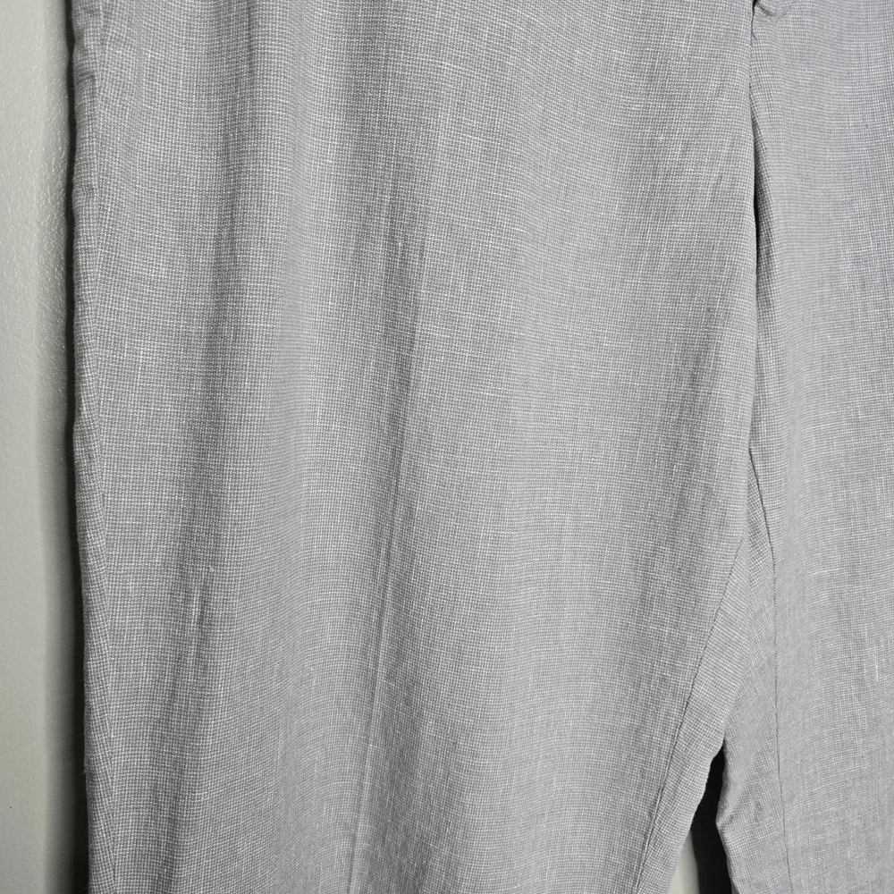 Banana Republic Mens Linen Blend Standard Fit Pants Blue 36x32 NEW $89.99